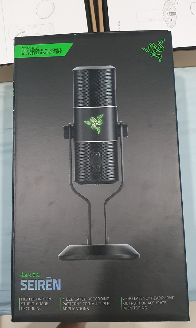 Razer Seirēn/Seiren 1st Gen w Shock Mount, TV & Home Appliances, TV ...