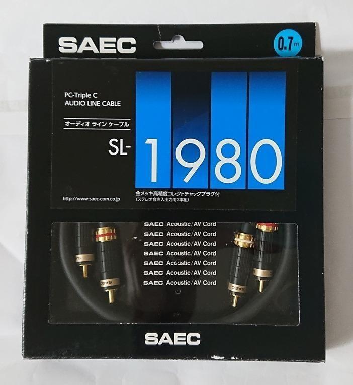 日本SAEC SL-1980 RCA Cable 0.7M (全新), 興趣及遊戲, 音樂、樂器