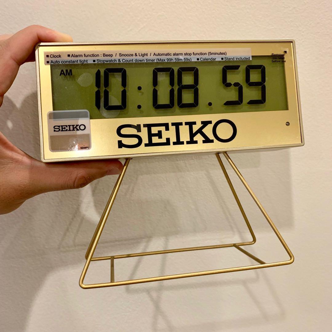 Seiko Limited Edition Digital Clock, Luxury, Watches on Carousell