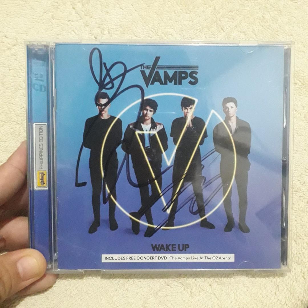Signed The Vamps Wake Up Album Music Media Cd S Dvd S Other Media On Carousell