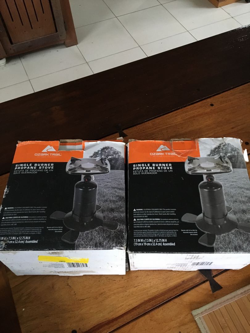 OZARK TRAIL Single burner propane stove, Sports Equipment, Hiking