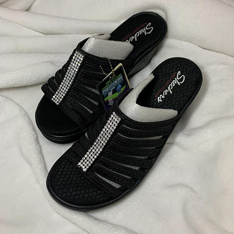 skechers foam wedges