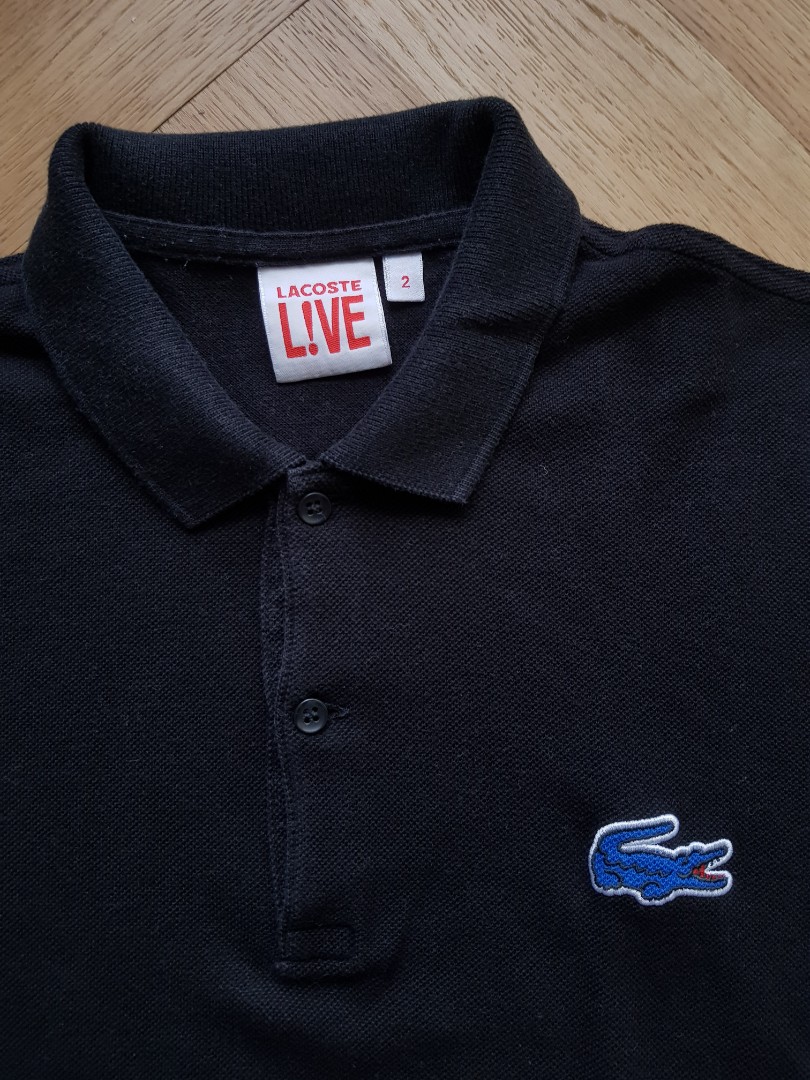 Special Edition Lacoste Live Polo Shirt Black, Men's Fashion, Tops & Sets, Tshirts & Shirts on Carousell