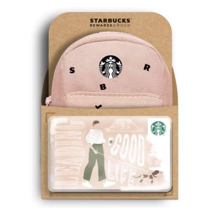 Starbucks Backpack Keychain w/card