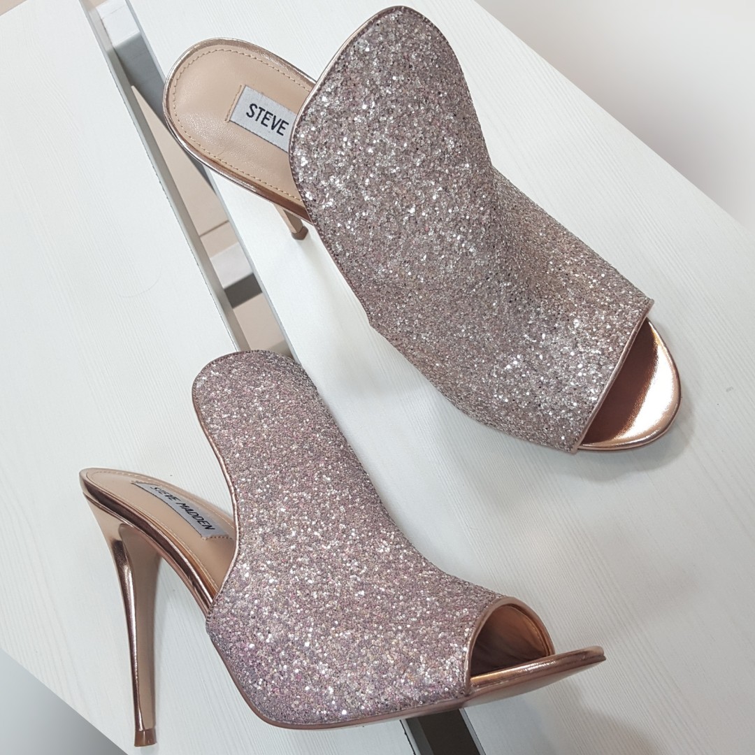 Steve madden sinful blush glitter sale