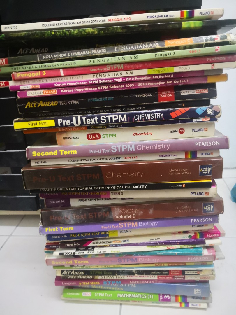 Stpm Textbooks And Exercise Books Books Stationery Books On Carousell