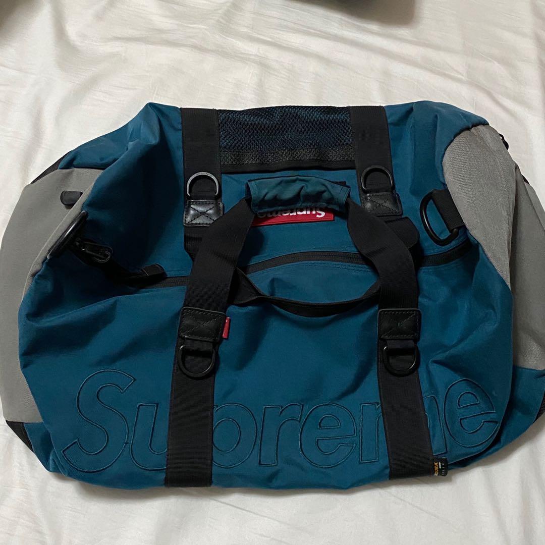 Supreme AW15 Blue Duffle Bag Men s Fashion Bags Backpacks on