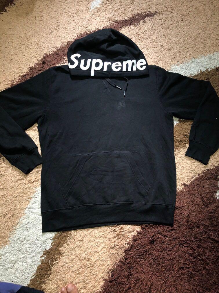 Fake black supreme hoodie hot sale