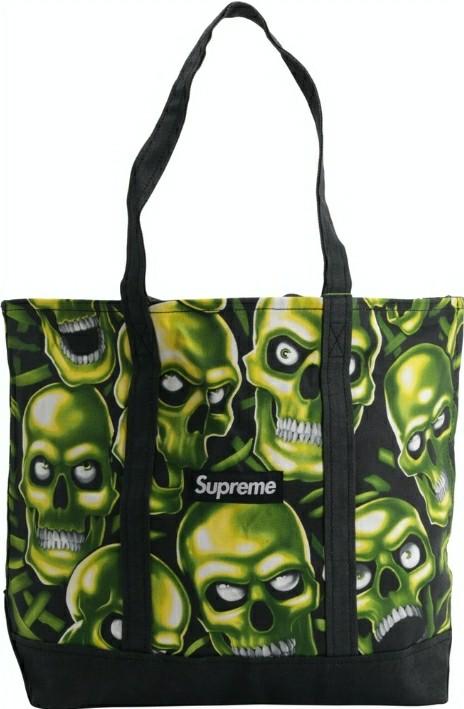 supreme skull tote bag