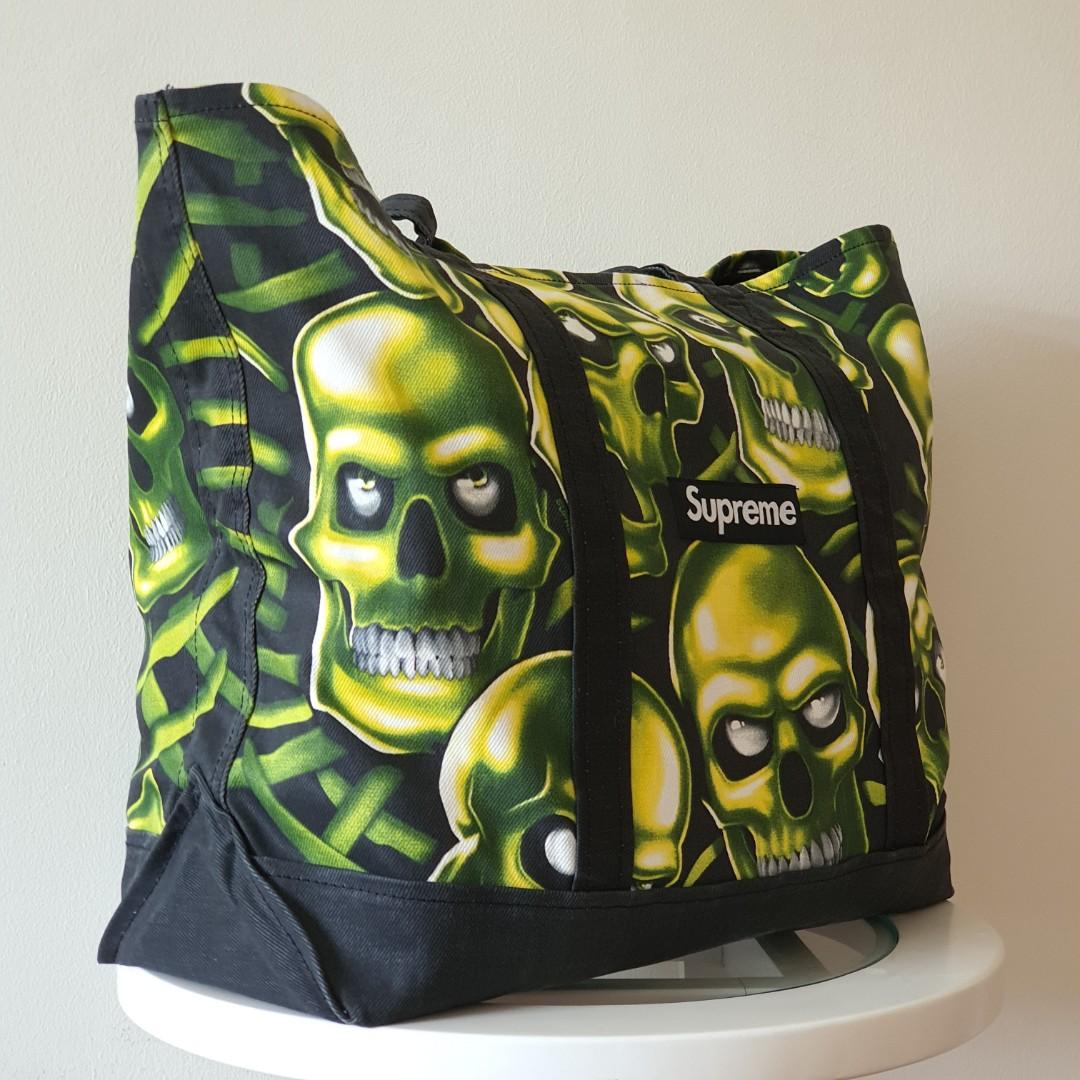 Supreme skull pile store tote