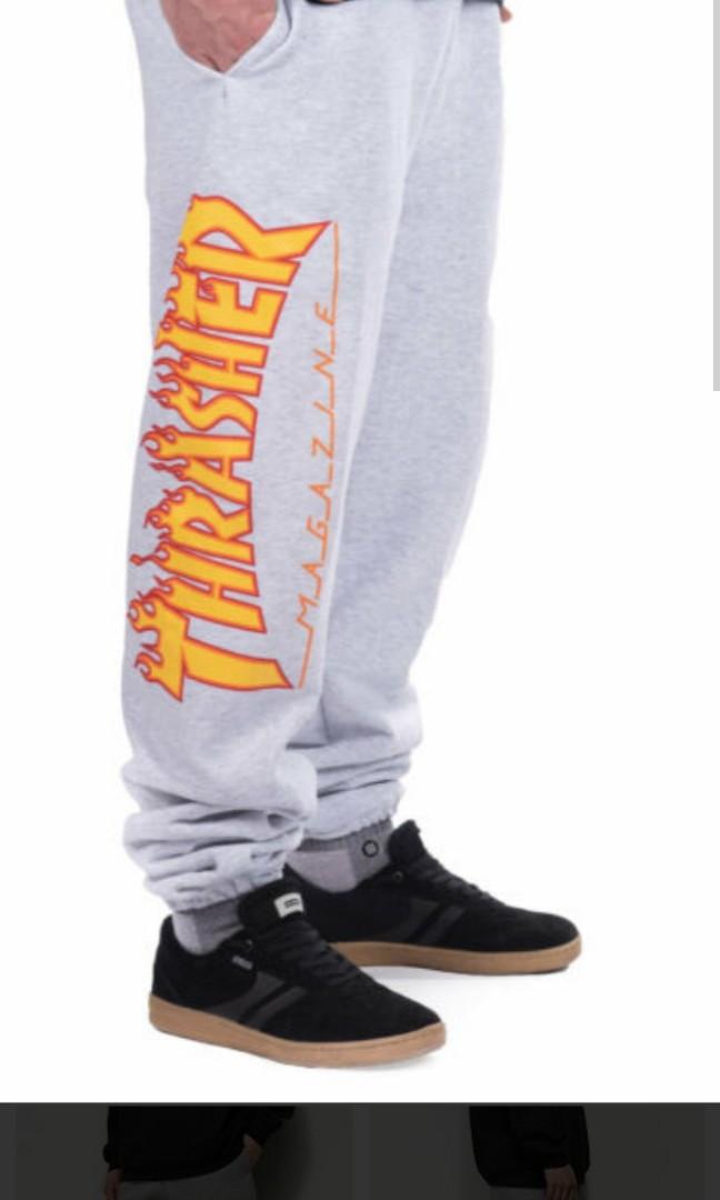 Thrasher sweatpants flame hotsell