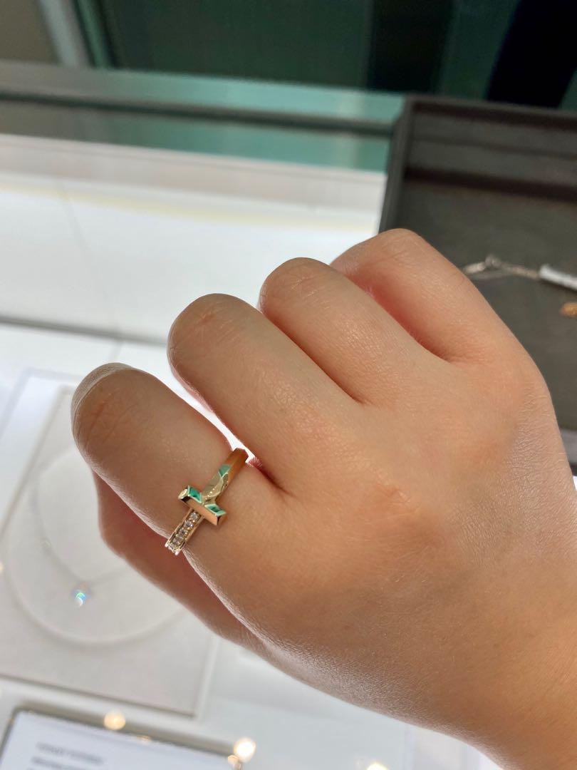 Tiffany t1 hot sale narrow diamond ring