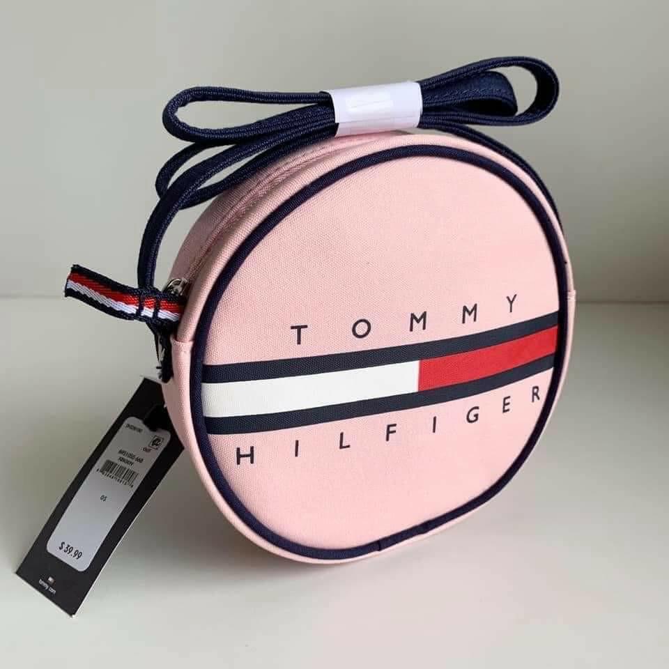 tommy hilfiger round sling bolsa