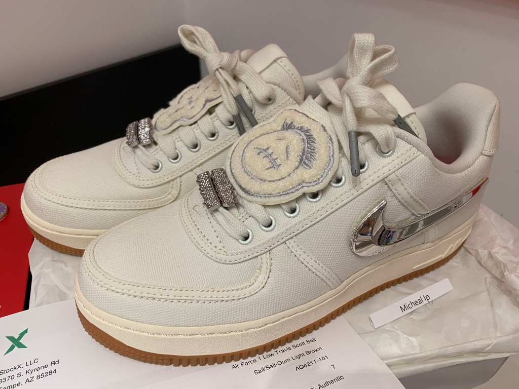 air force 1 x travis scott sail