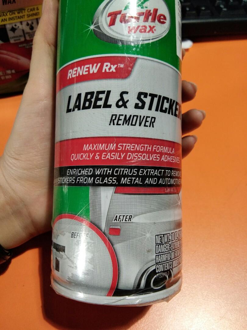 PM us to buy now! 'Turtle Wax' Label & Sticker Remover ...