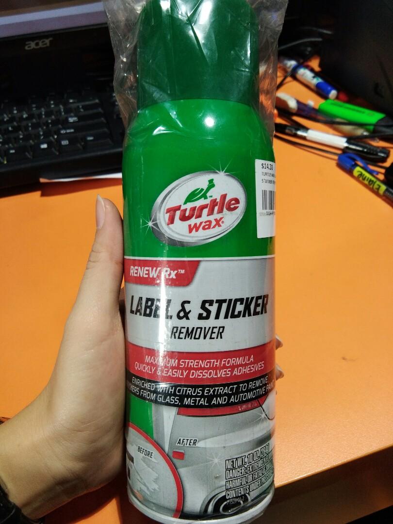 PM us to buy now! 'Turtle Wax' Label & Sticker Remover ...
