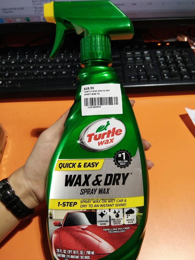 Turtle Wax Wax Dry Spray Wax T9 Everything Else On Carousell