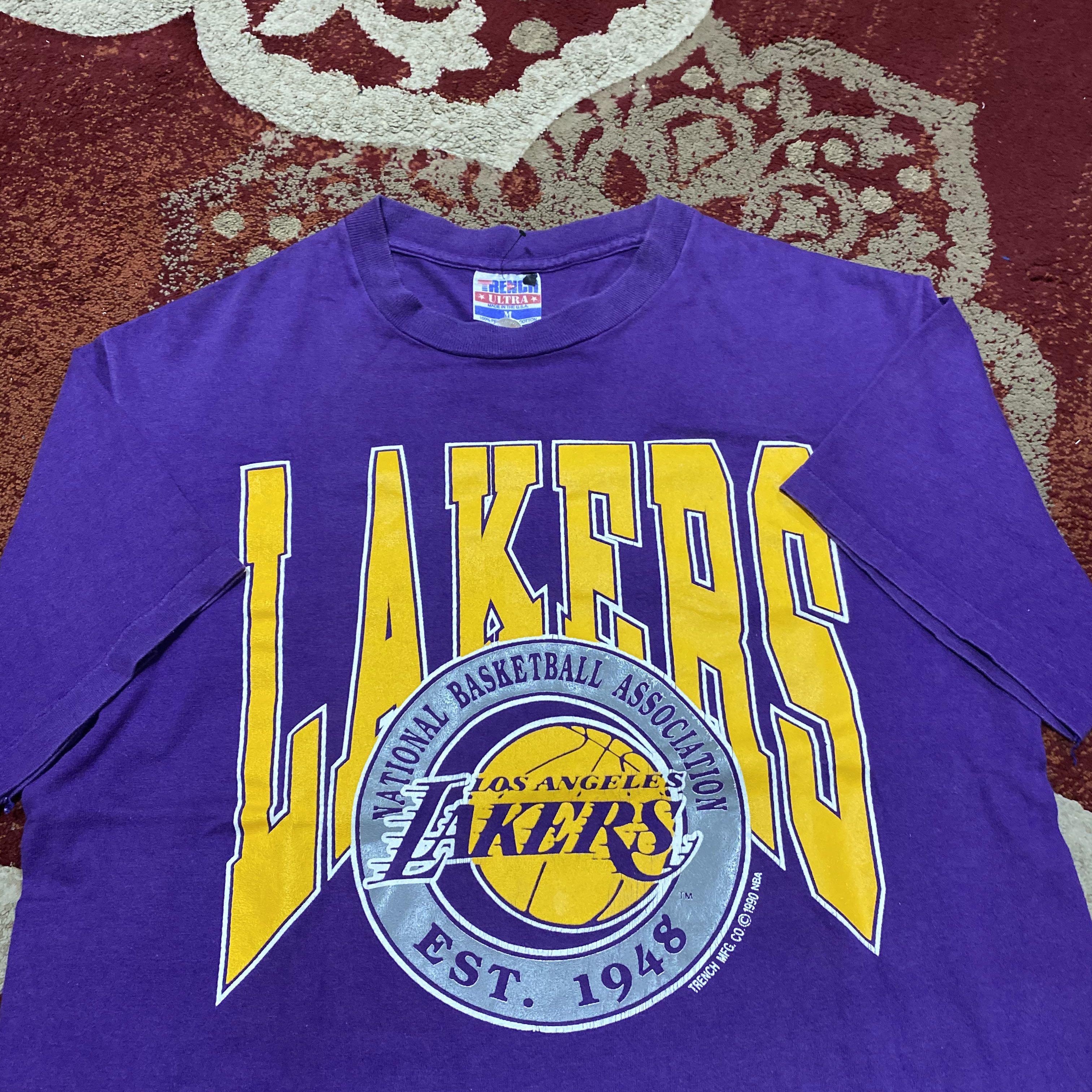 Vintage Lakers 1990 Men S Fashion Clothes Tops On Carousell