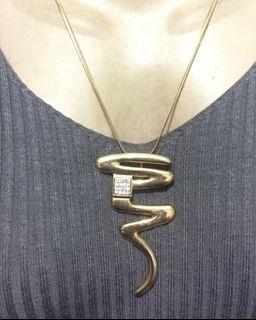 Vintage parklane  rhinestone pendant brooch pin  necklace jewelry