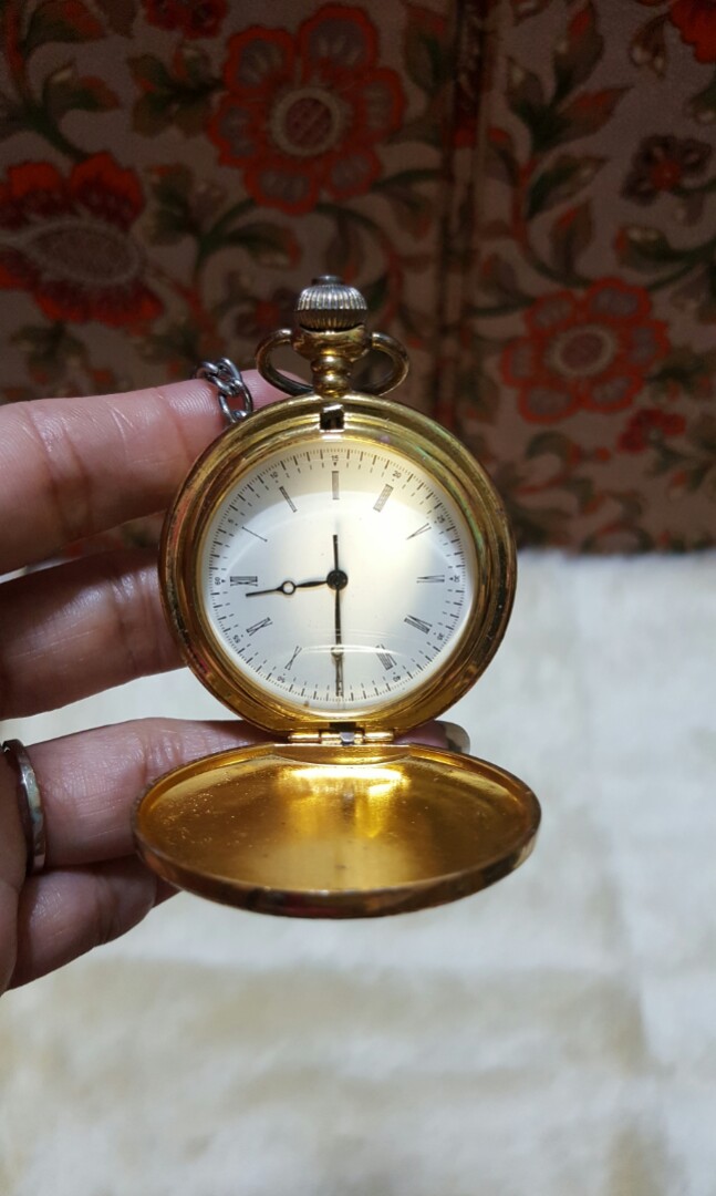 vintage pocket clock