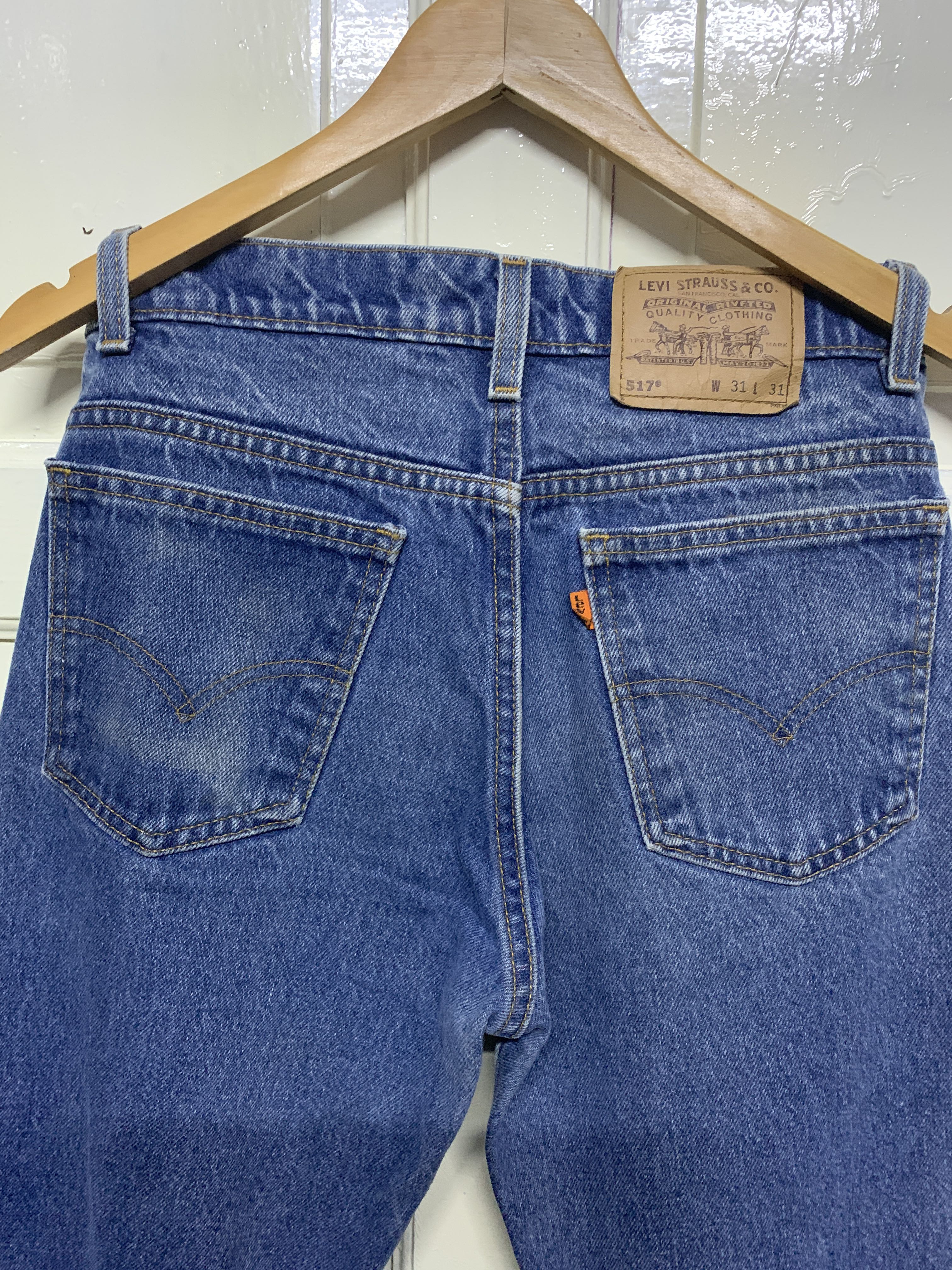 Vintage Rare 70's Levi's 517 Orange Tab JEANS MADE IN USA, Men's Fashion,  Bottoms, Jeans on Carousell