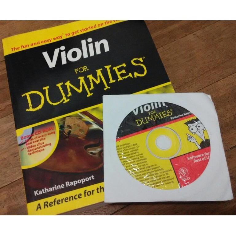 Violin For Dummies Paperback Music Katharine Rapoport w CD