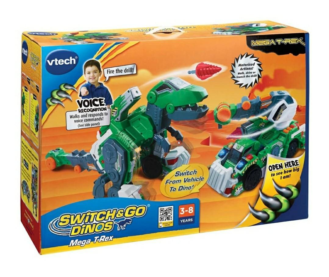 VTech Switch & Go Dinos Jagger The T-rex Green Dinosaur 20