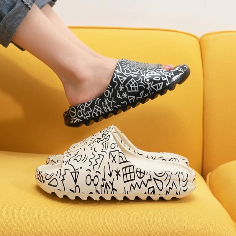 Yeezy Slides Exclusive Custom design, Men's Fashion, Footwear, Slippers