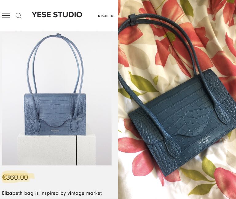 Yese studio 2025 elizabeth bag