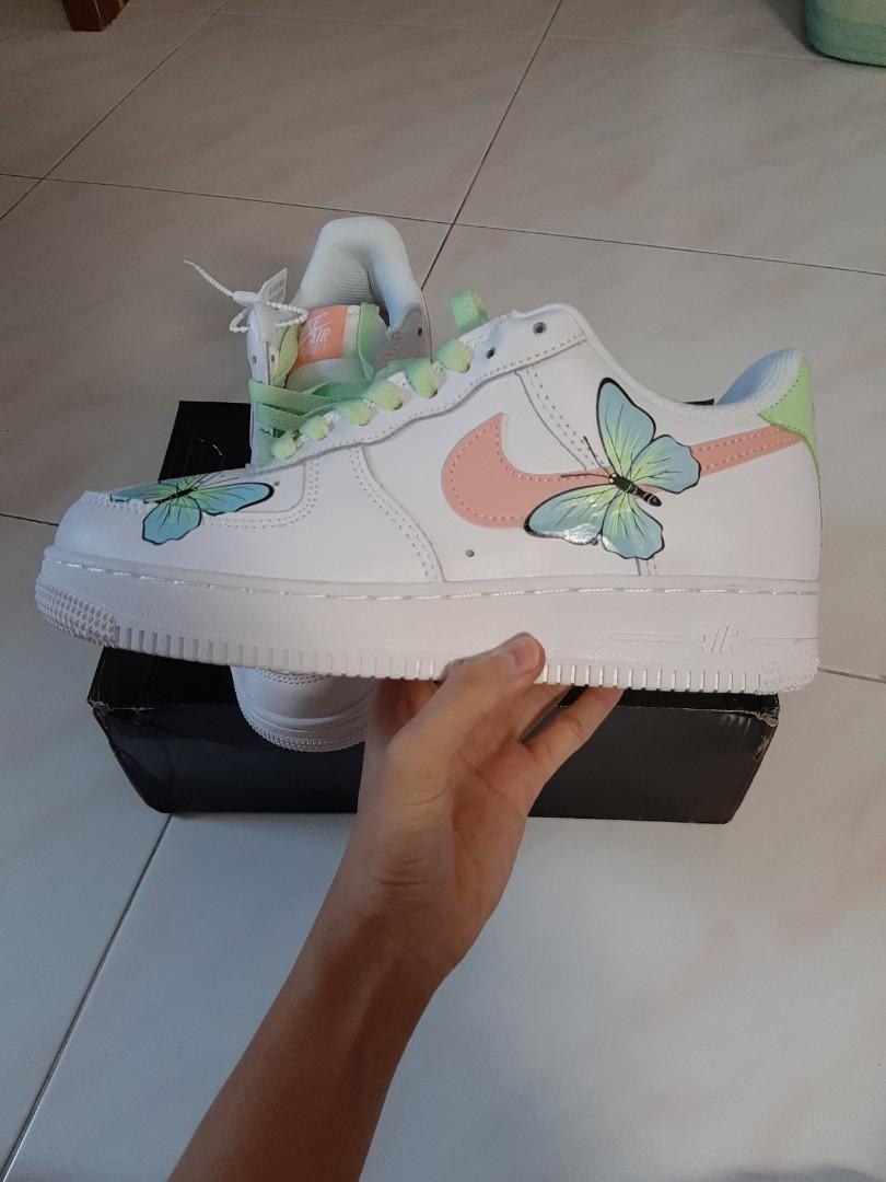 Air force 1 butterfly shoes cheap