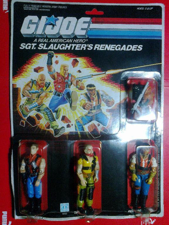 1987 Vintage GI Joe Sgt. Slaughter s Renegades Mercer Taurus