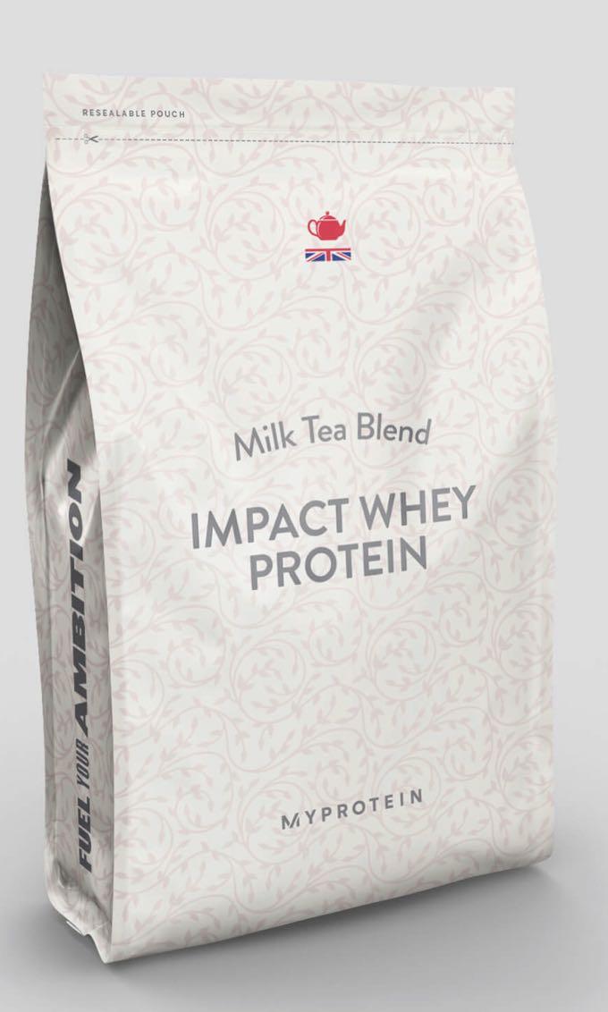 NEW) 2.5KG Milk Tea Blend Myprotein Impact Whey Protein Powder (My Protein)  , Health  Nutrition, Health Supplements, Sports  Fitness Nutrition on  Carousell