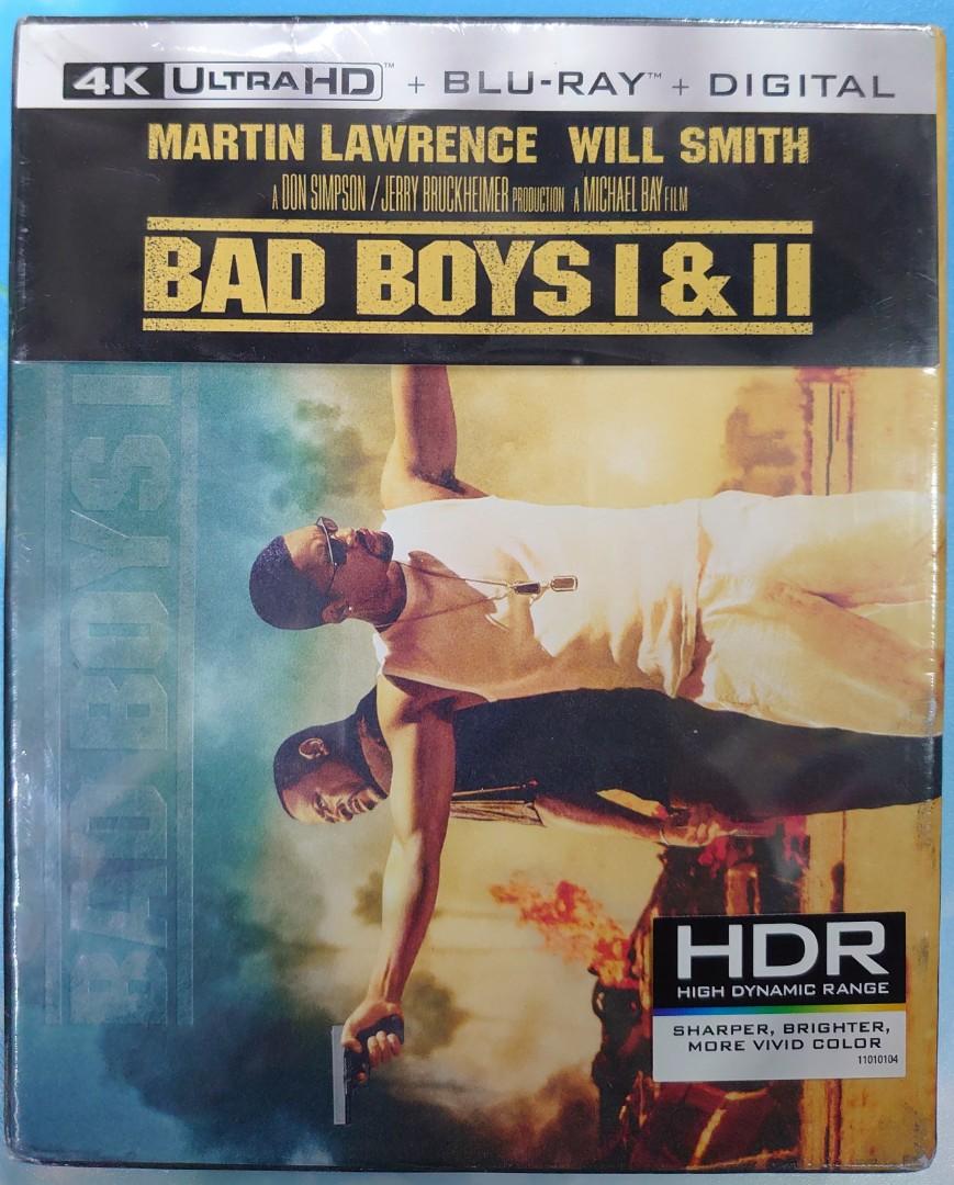 全新美版(全4k有中字):4k+bd Bad boys 1+2 重案夢幻組1.2 set .4k有