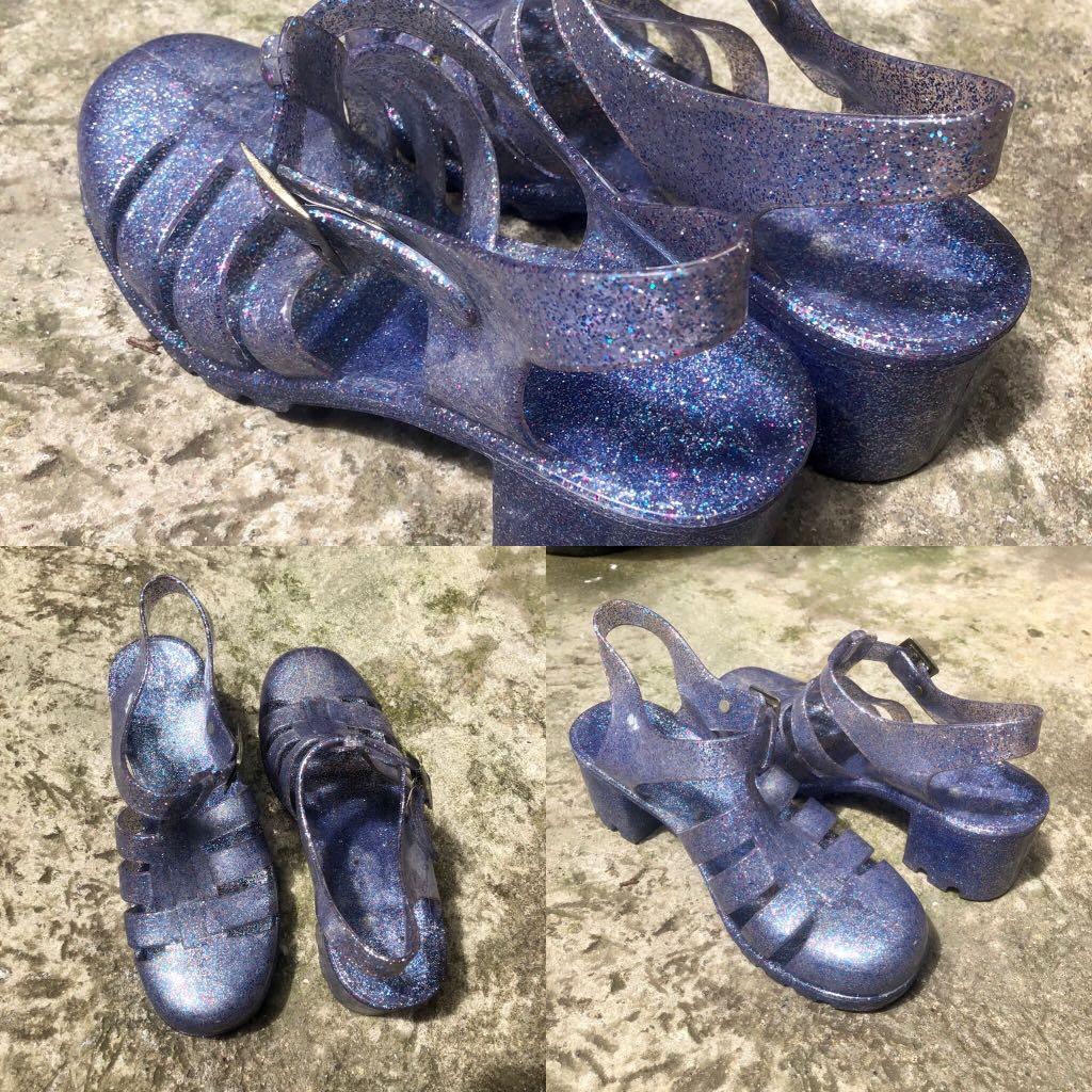 vintage jelly sandals