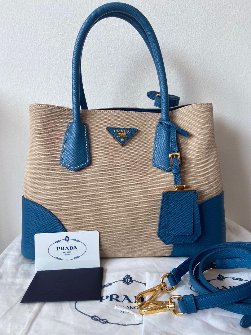 Xmas sale 99% new Prada Double Bag, Luxury, Bags & Wallets on