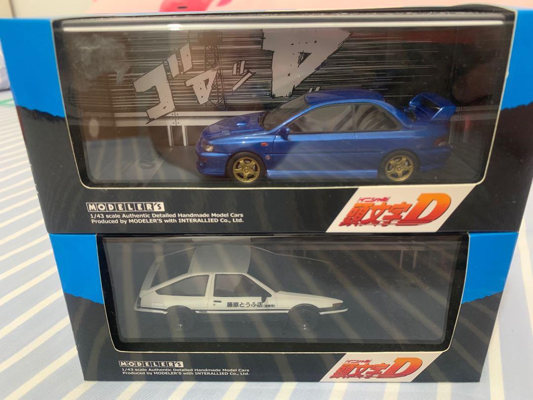 MODELER'S 43 藤原 拓海 AE86 トレノ 完成品(中古品)