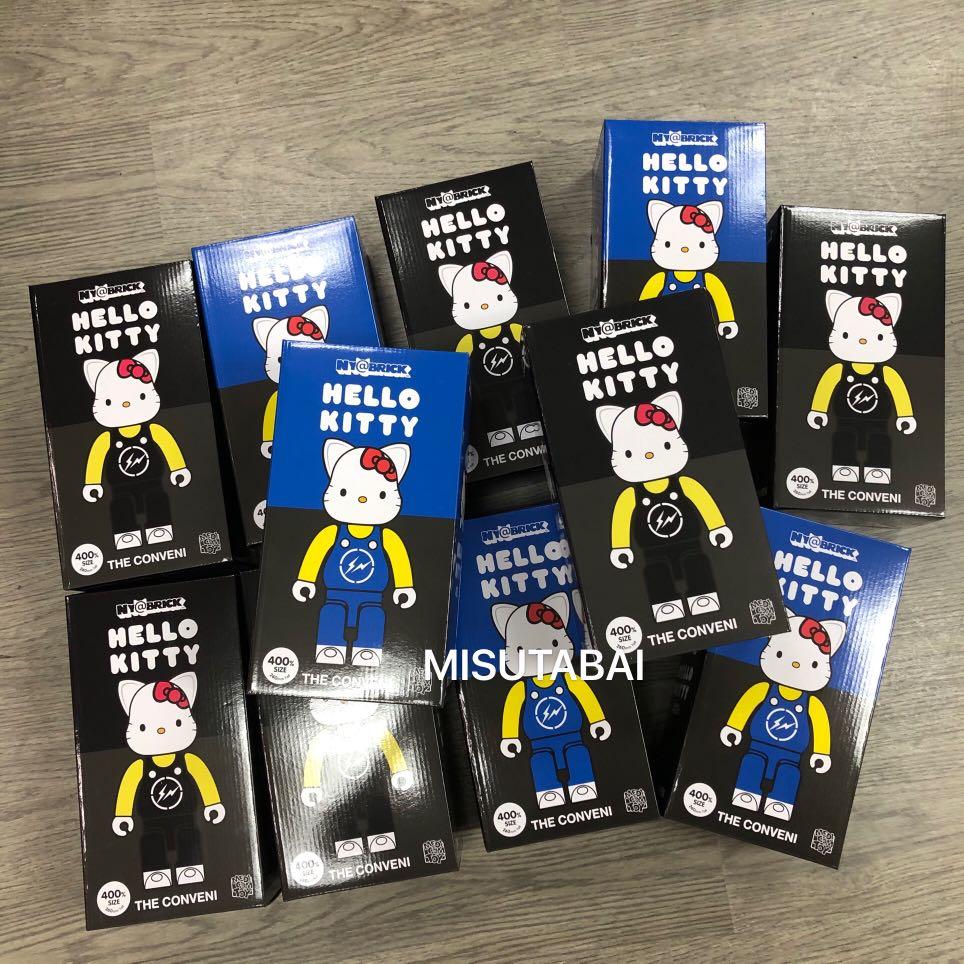 現貨FRAGMENT HELLO KITTY BE@RBRICK 400% SET, 興趣及遊戲, 玩具