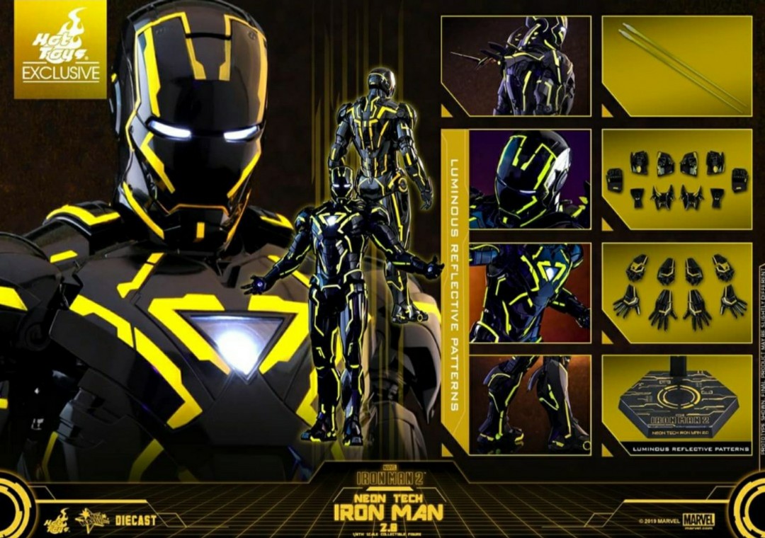 neon tech iron man 2.0