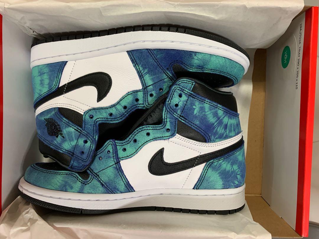 Air Jordan 1 High Tie Dye, Men's Fashion, Footwear, Sneakers on Carousell
