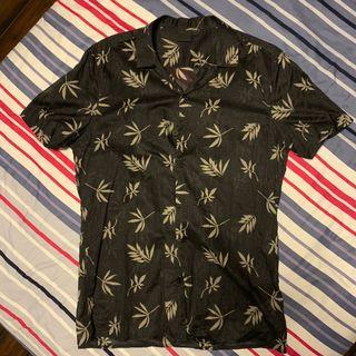 Asos Flower Print Shirt with Revere Collar