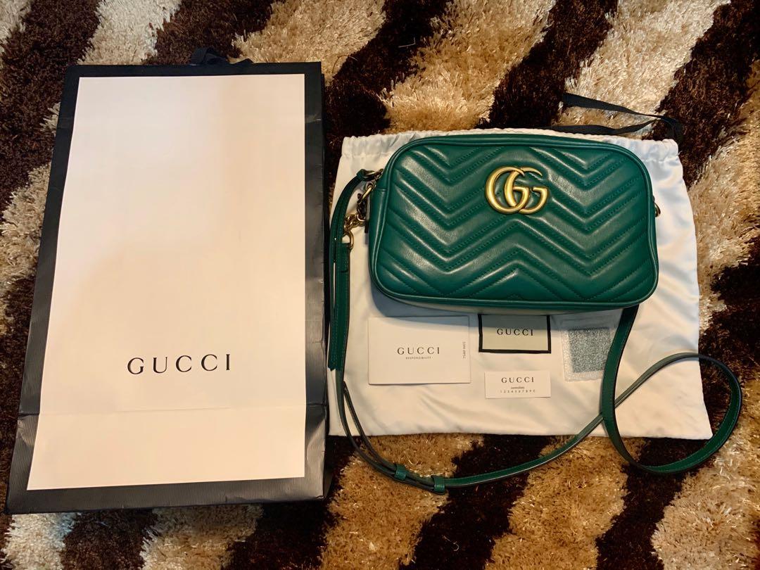 green gucci camera bag