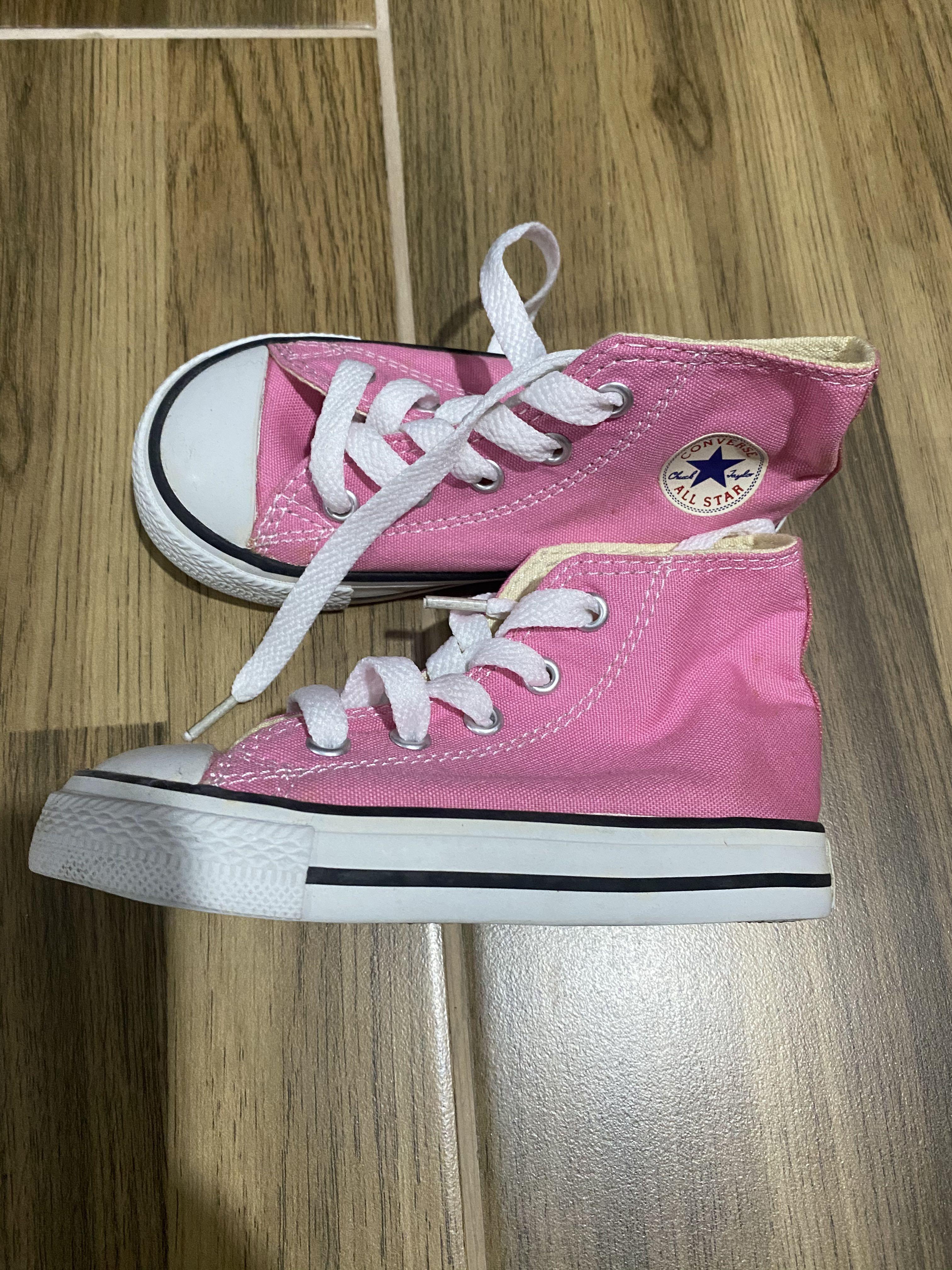 pink baby sneakers