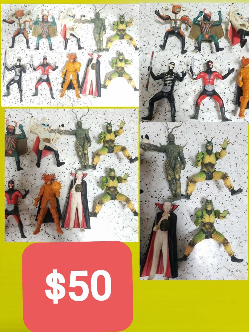 ♦️BANDAI JAPAN ULTIMATE SOLID HERO SERIES GASHAPON 13CM MASKED KAMEN RIDER SHOCKER BLACK RIDER SHADOW MOON AMAZON ULTRAMAN IMIT KAIJU MONSTER KIKAIDE FIGURE MEDICOM BANPRESTO POPPY (Category: Toy Figures) located in Singapore. Submitted by originalfakexplorer (Listing ID 1028982764, Image 3). Description: ☆All price stated in the photo Display condition/no box Not for fussy buyer!!☆.