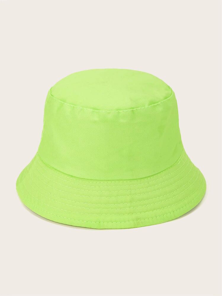 green bucket hat