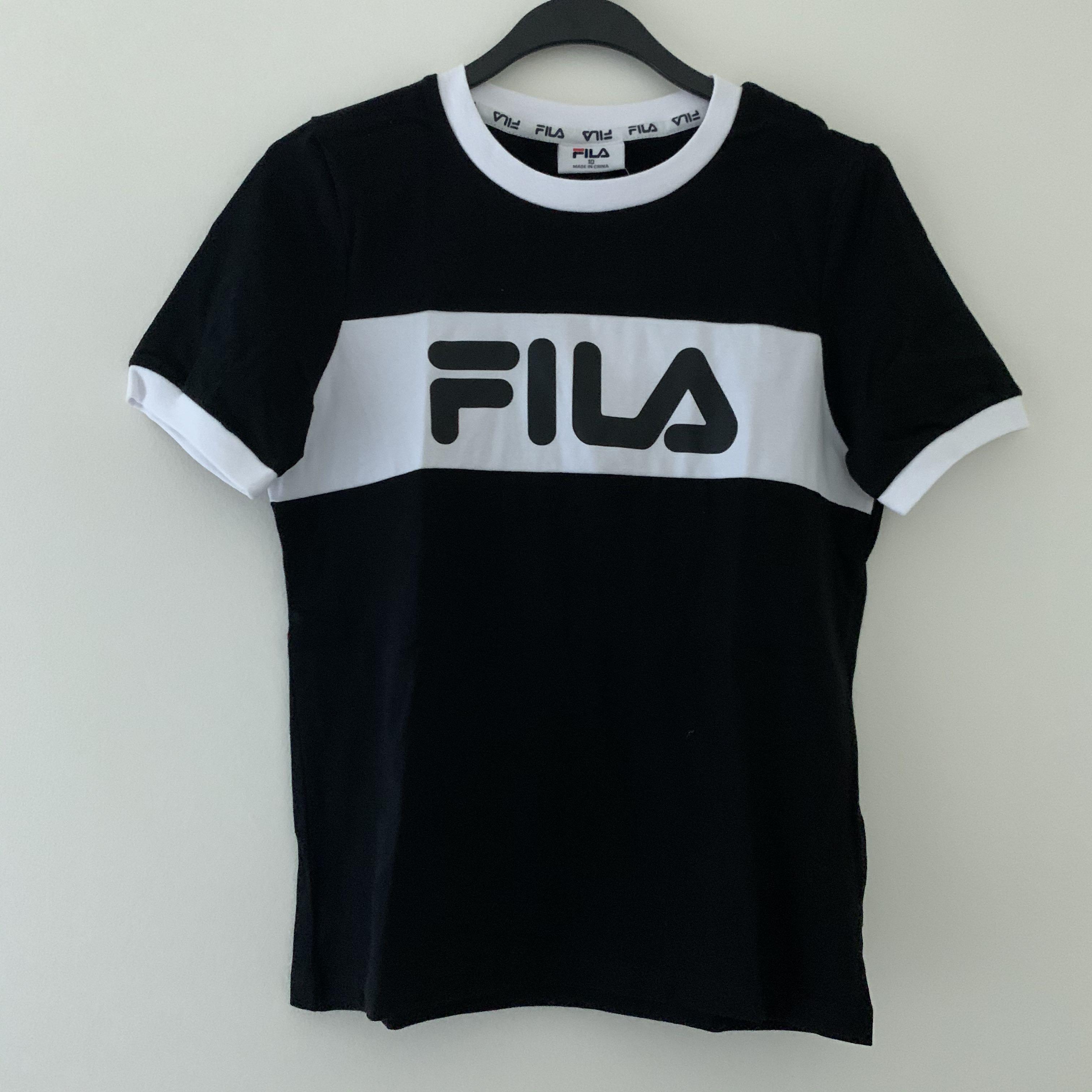 black fila top