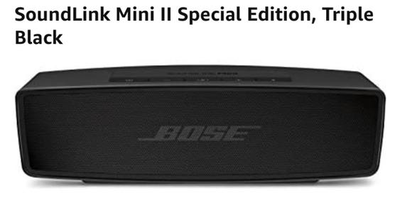 bose soundlink mini ii black