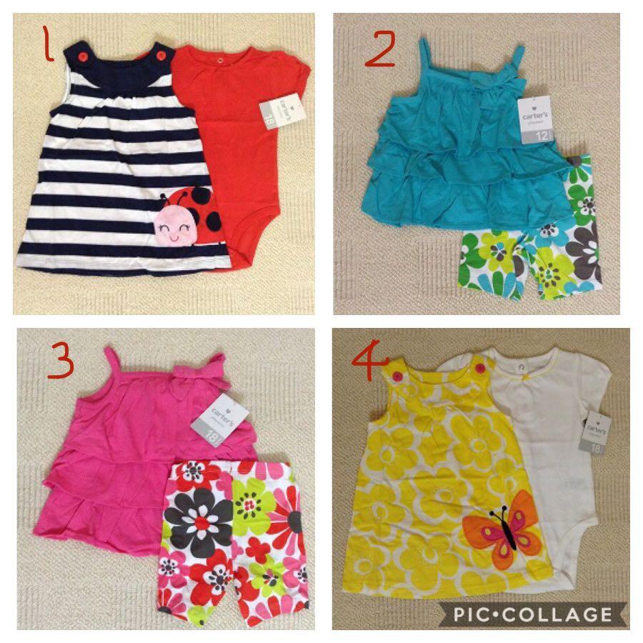 Brand New Carters Baby/Toddler Girl 