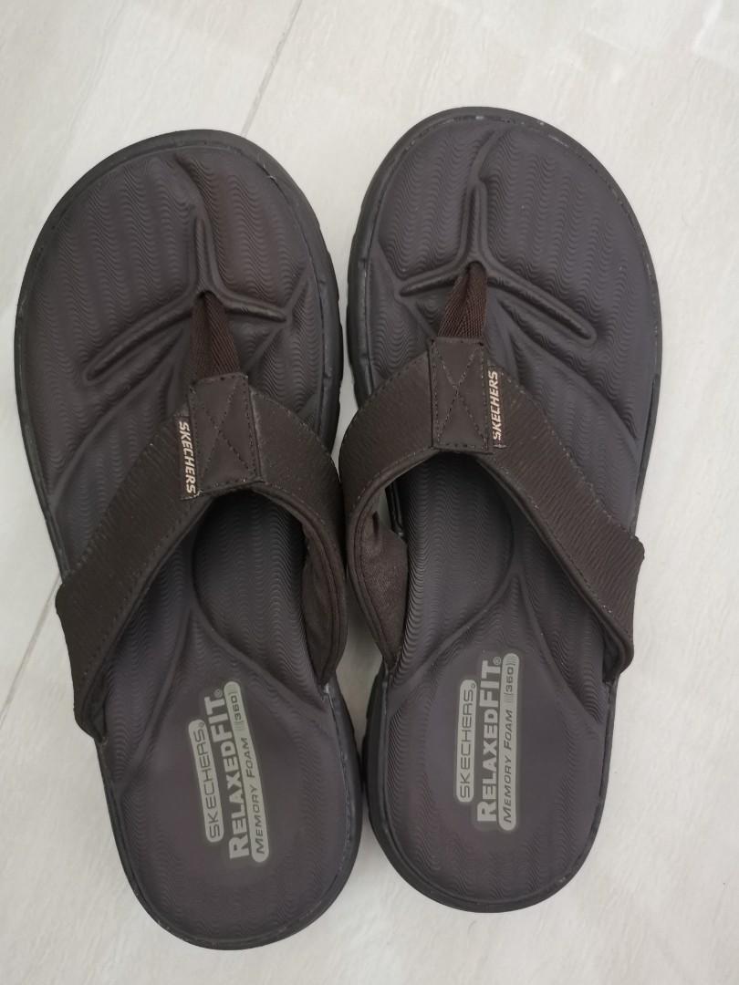 Brand Skechers Relaxed Fit Slipper / Sandal (Memory Foam - 360), Men's Fashion, Footwear, Flipflops and Slides on Carousell