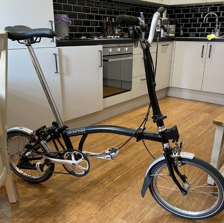 preloved brompton folding bike