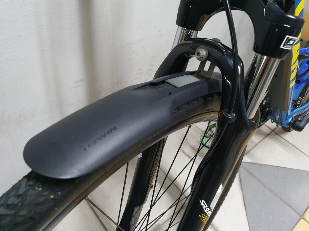 btwin cycle mudguard
